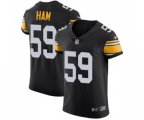 Pittsburgh Steelers #59 Jack Ham Black Alternate Vapor Untouchable Elite Player Football Jersey