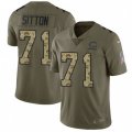 Chicago Bears #71 Josh Sitton Limited Olive Camo Salute to Service NFL Jersey