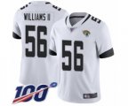 Jacksonville Jaguars #56 Quincy Williams II White Vapor Untouchable Limited Player 100th Season Football Jersey