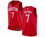 Houston Rockets #7 Carmelo Anthony Red Swingman Jersey - Earned Edition