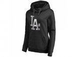 Women Los Angeles Dodgers Platinum Collection Pullover Hoodie Black
