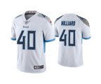 Tennessee Titans #40 Dontrell Hilliard White Vapor Untouchable Stitched Jersey
