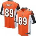 Cincinnati Bengals #89 Ryan Hewitt Game Orange Alternate NFL Jersey