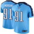 Tennessee Titans #91 Derrick Morgan Limited Light Blue Rush Vapor Untouchable NFL Jersey