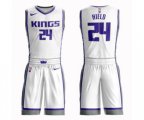 Sacramento Kings #24 Buddy Hield Swingman White Basketball Suit Jersey - Association Edition