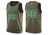 Boston Celtics #36 Marcus Smart Green Salute to Service NBA Swingman Jersey