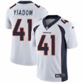 Denver Broncos #41 Isaac Yiadom White Vapor Untouchable Limited Player NFL Jersey