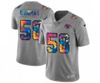 Kansas City Chiefs #58 Derrick Thomas Multi-Color 2020 NFL Crucial Catch NFL Jersey Greyheather