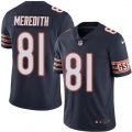 Chicago Bears #81 Cameron Meredith Navy Blue Team Color Vapor Untouchable Limited Player NFL Jersey