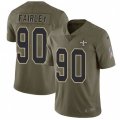 New Orleans Saints #90 Nick Fairley Limited Olive 2017 Salute to Service NFL Jersey