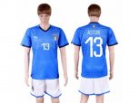 Italy #13 Astori Home Soccer Country Jersey