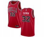 Chicago Bulls #32 Kris Dunn Swingman Red Road Basketball Jersey - Icon Edition