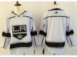 Los Angeles Kings Blank White Road Authentic Stitched NHL Jersey