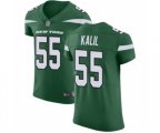 New York Jets #55 Ryan Kalil Green Team Color Vapor Untouchable Elite Player Football Jersey