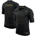 Philadelphia Eagles #20 Brian Dawkins Black Nike 2020 Salute To Service Limited Jersey