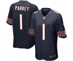 Chicago Bears #1 Cody Parkey Game Navy Blue Team Color Football Jersey