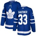 Toronto Maple Leafs #33 Frederik Gauthier Premier Royal Blue Home NHL Jersey