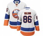 New York Islanders #86 Nikolay Kulemin Authentic White Away NHL Jersey