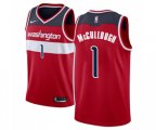Washington Wizards #1 Chris McCullough Swingman Red Road NBA Jersey - Icon Edition