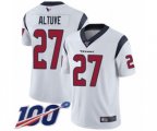 Houston Texans #27 Jose Altuve White Vapor Untouchable Limited Player 100th Season Football Jersey