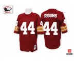 Washington Redskins #44 John Riggins Burgundy Red Team Color Authentic Throwback Football Jersey