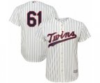 Minnesota Twins Cody Stashak Replica Cream Alternate Cool Base Baseball Player Jersey