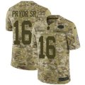 New York Jets #16 Terrelle Pryor Sr. Limited Camo 2018 Salute to Service NFL Jersey