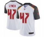 Tampa Bay Buccaneers #47 John Lynch White Vapor Untouchable Limited Player NFL Jersey