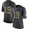 Oakland Raiders #19 Brandon LaFell Limited Black 2016 Salute to Service NFL Jersey