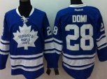 Toronto Maple Leafs #28 Tie Domi Blue Third Stitched NHL Jersey