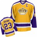 Los Angeles Kings #23 Dustin Brown Premier Gold NHL Jersey