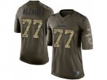 Oakland Raiders #77 Lyle Alzado Green Salute to Service Jerseys(Limited)
