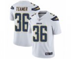 Los Angeles Chargers #36 Roderic Teamer White Vapor Untouchable Limited Player Football Jersey