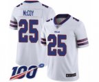 Buffalo Bills #25 LeSean McCoy White Vapor Untouchable Limited Player 100th Season Football Jersey
