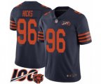 Chicago Bears #96 Akiem Hicks Limited Navy Blue Rush Vapor Untouchable 100th Season Football Jersey