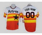 Customized Houston Astros jerseys orange cool base baseball throwback