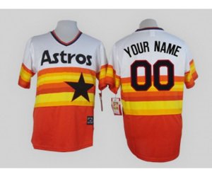 Customized Houston Astros jerseys orange cool base baseball throwback