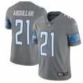 Detroit Lions #21 Ameer Abdullah Limited Steel Rush Vapor Untouchable NFL Jersey