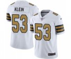 New Orleans Saints #53 A.J. Klein Limited White Rush Football Jersey