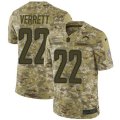 Los Angeles Chargers #22 Jason Verrett Limited Camo 2018 Salute to Service NFL Jersey