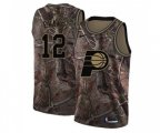 Indiana Pacers #12 Tyreke Evans Swingman Camo Realtree Collection NBA Jersey