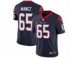 Houston Texans #65 Greg Mancz Vapor Untouchable Limited Navy Blue Team Color NFL Jersey