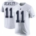 Dallas Cowboys #11 Cole Beasley White Rush Pride Name & Number T-Shirt