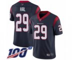 Houston Texans #29 Andre Hal Navy Blue Team Color Vapor Untouchable Limited Player 100th Season Football Jersey