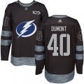 Tampa Bay Lightning #40 Gabriel Dumont Authentic Black 1917-2017 100th Anniversary NHL Jersey