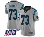 Carolina Panthers #73 Greg Van Roten Silver Inverted Legend Limited 100th Season Football Jersey