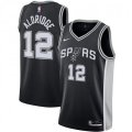 San Antonio Spurs #12 LaMarcus Aldridge Nike Black 2020-21 Swingman Jersey