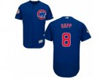 Chicago Cubs #8 Ian Happ Royal Blue Alternate Flexbase Authentic Collection MLB Jersey