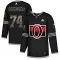 Ottawa Senators #74 Mark Borowiecki Black Authentic Classic Stitched NHL Jersey