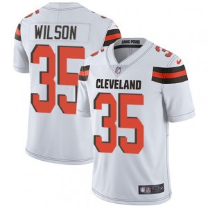 Cleveland Browns #35 Howard Wilson White Vapor Untouchable Limited Player NFL Jersey